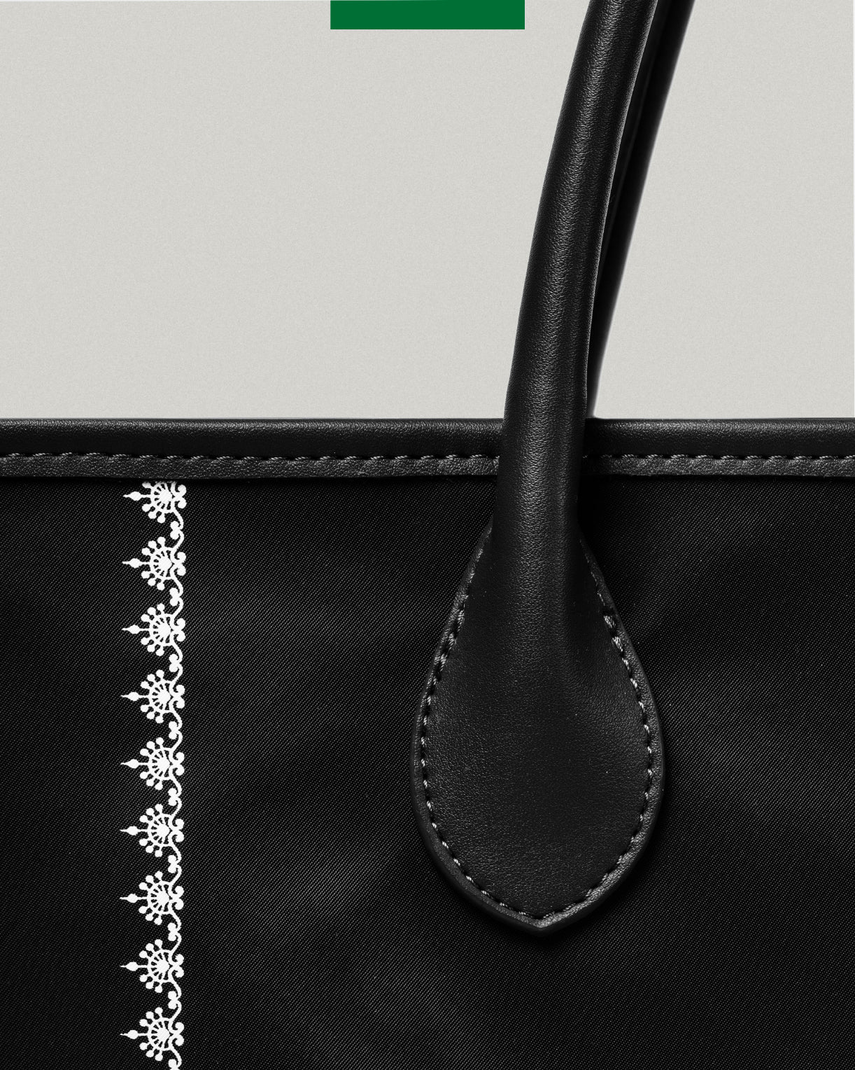 Border Tote - Black