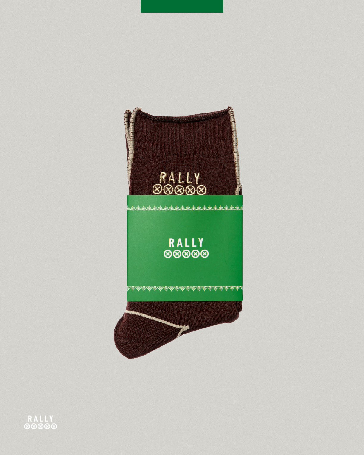 Inside-Out Sock - Brown